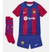 Maglie da calcio Barcelona Robert Lewandowski #9 Prima Maglia Bambino 2023-24 Manica Corta (+ Pantaloni corti)